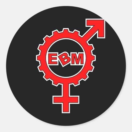 EBM Logo_17 Ronde Sticker (Voorkant)
