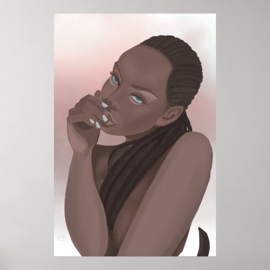 Ebony Bliss Poster (Voorkant)