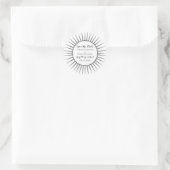 Ebony Deco Retro Enregistrer les stickers Date (Sac)