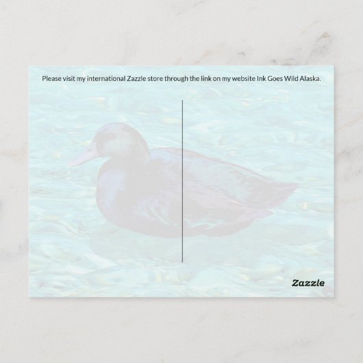 Ebony Duck - Carte postale (Dos)