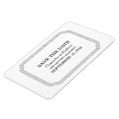 Ebony Encirled Ticket sparen de Magnet van de Datu Magneet (Linkerzijde)