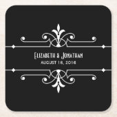 Ebony Fancy sierpapier Onderzetters (Voorkant)