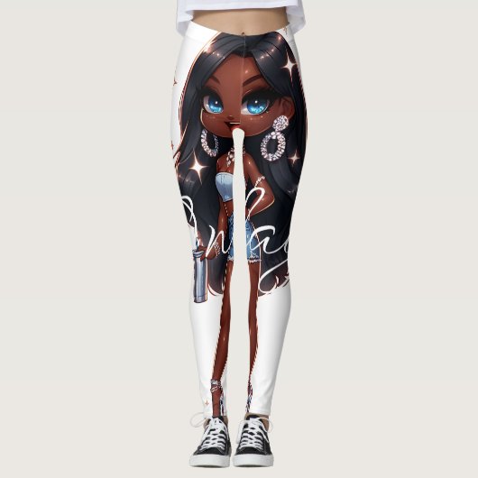 Ebony Jean Diva Leggings (Voorkant)
