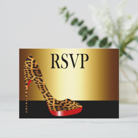 Ebony Leopard Stiletto Stripes RSVP (Debout devant)