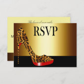 Ebony Leopard Stiletto Stripes RSVP (Voorkant / Achterkant)