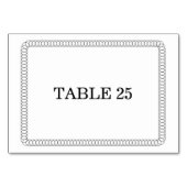 Ebony omcirkelde afgeronde Kaart (Achterkant)