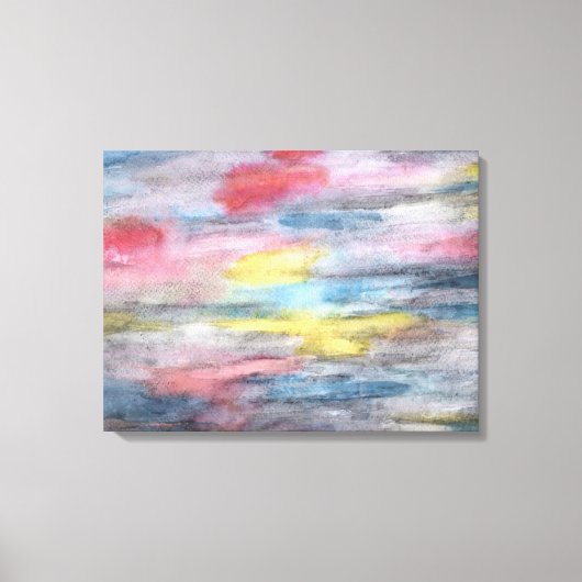Ebony Rainbow" Canvas Kunst (Voorkant)