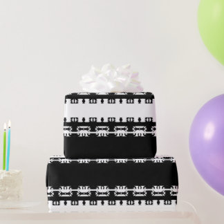 Ebony Ritme Afrikaans Patroon Cadeaupapier