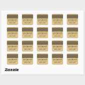 Ebony Rustic Chevron Enregistrer les stickers Date (Feuille)