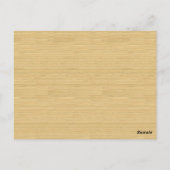 Ebony Rustic Chevron Table Number Briefkaart (Achterkant)