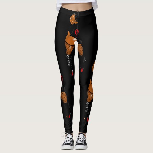 Ebony Slim & M-Collectie Leggings (Voorkant)