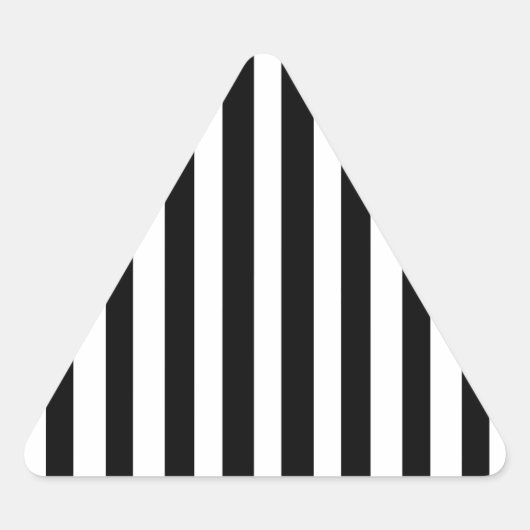 Ebony Snow Driehoek Sticker (Voorkant)