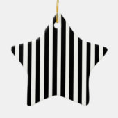 Ebony Snow Keramisch Ornament (Voorkant)