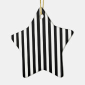 Ebony Snow Keramisch Ornament (Links)