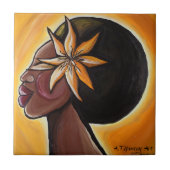 Ebony Tile Tegeltje (Voorkant)