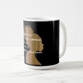 Ebony woman, Coffee Mug (Devant droit)