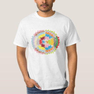 EBR-regenboogkleuren: Energiebalans T-shirt