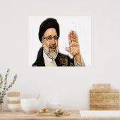 Ebrahim Raisi Poster (Keuken)