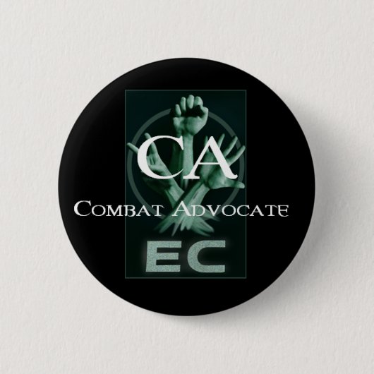 EC Logo Combat Advocate Button (Voorkant)