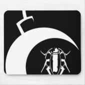 EC (witte bom) Sluiting Mousepad Muismat (Voorkant)