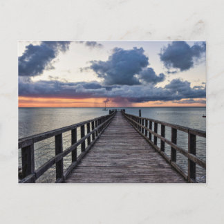 Ecacade de la plage des dames briefkaart