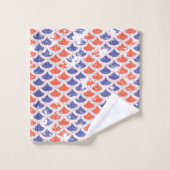 Écailles de poisson Coastal Americana (Gant de toilette)
