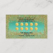 Écailles de Sirène Paillettes Or Fidélité Client (Dos)