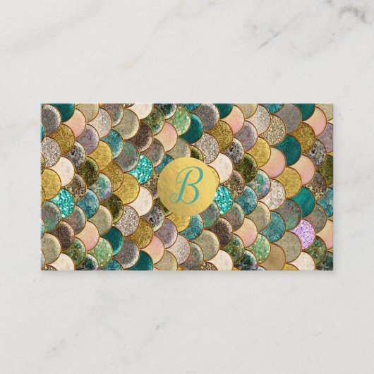 Écailles de Sirène Paillettes Or Fidélité Client (Devant)