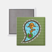 Écale le aimant du poisson rouge (Recto/Verso)