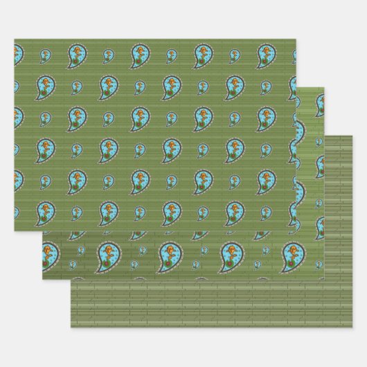 Écale le jeu de papier de recouvrement de poisson (Lot)