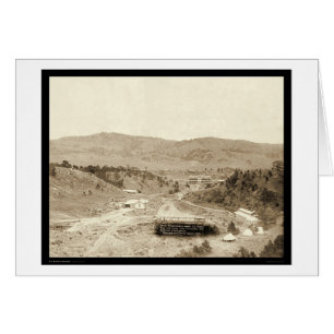 Écart-type 1889 de Minnekahta Hot Springs d'hôtel