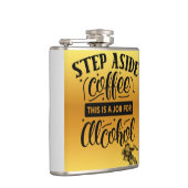 Écartez le flacon enveloppé de vinyle de café (Droite)