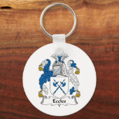 Ecccles Family Crest Sleutelhanger (Voorkant)