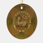 Ecce Agnus Dei Keramisch Ornament (Links)