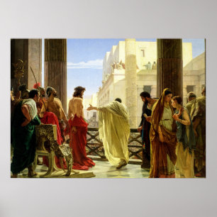 Ecce Homo, 1871, ingediend door Antonio Ciseri Poster