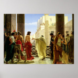 Ecce Homo door Antonio Ciseri Poster