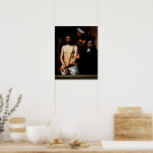 Ecce Homo door Caravaggio Poster (Keuken)