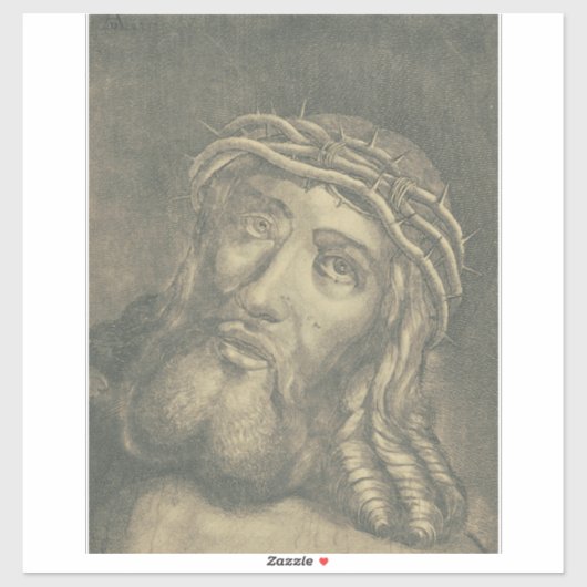 Ecce homo Heilig Gezicht van Jezus Sticker (Vel)