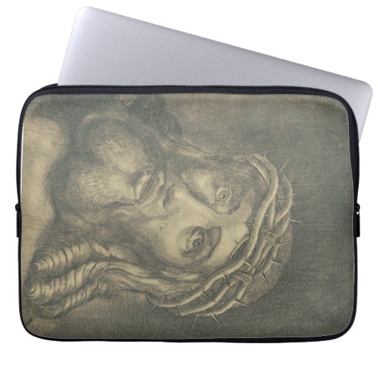 Ecce homo Heilige Aanschijn van Jezus Laptop Sleeve (Voorkant)