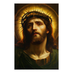Ecce Homo Jezus Christus met Doornenkroon Perfect Poster