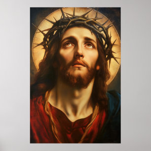 Ecce Homo Jezus Christus met Doornenkroon Poster
