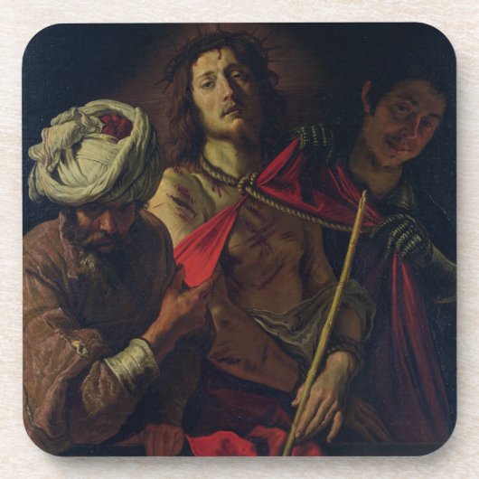Ecce Homo (olie op doek) Drankjes Onderzetter (Voorkant)