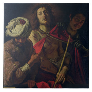 Ecce Homo (olie op doek) Tegeltje