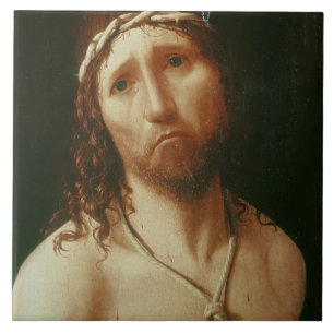 Ecce Homo (olie op het paneel) Tegeltje