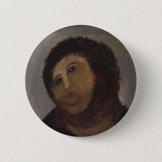 Ecce Homo Ronde Button 5,7 Cm (Voorkant)