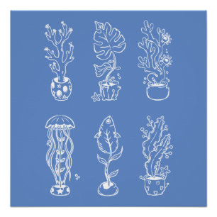 Eccentrische botanische perfect poster