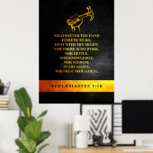 Ecclesiast bijbelversie 9:10 poster (Thuiskantoor)