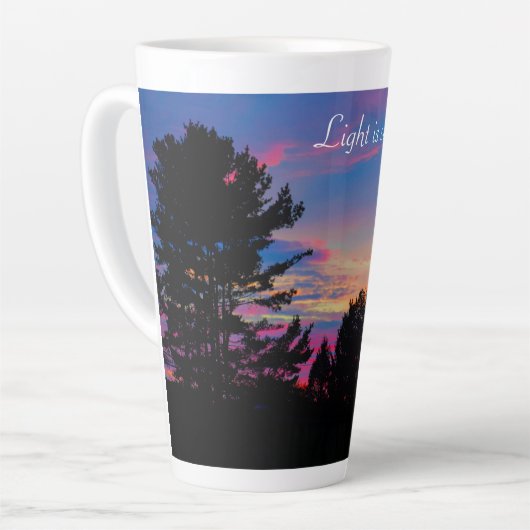 Ecclésiaste 11:7 Latte Mug (Angle gauche)