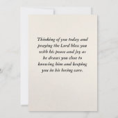 Ecclésiaste 3:11 Bible Verse Carte Plat Automne (Dos)