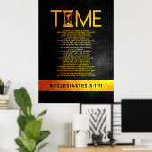 Ecclesiastes 3:1-11 Bijbelversie Poster (Thuiskantoor)
